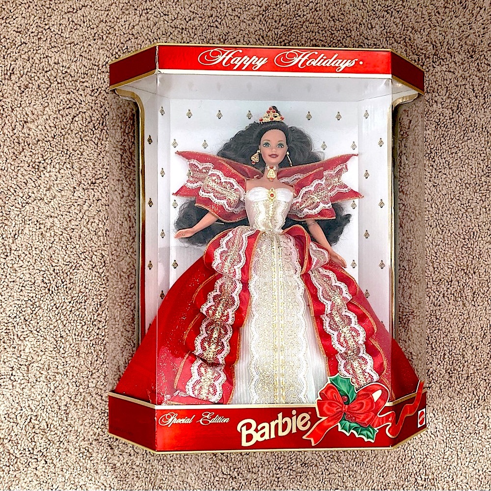 NEW Barbie Holiday Christmas 1997 Happy Holidays Special Edition American Barbie